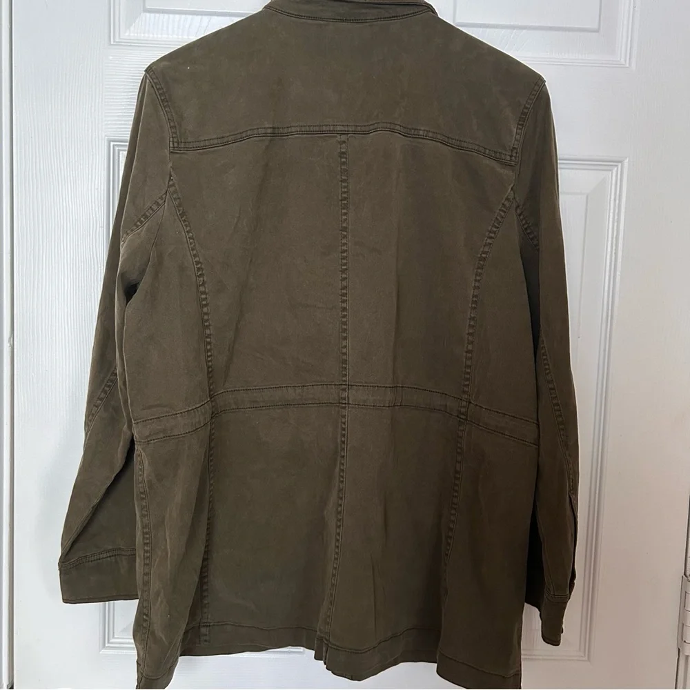 Lucky Brand Olive Utility Jacket Size XL - Picture 5 of 5